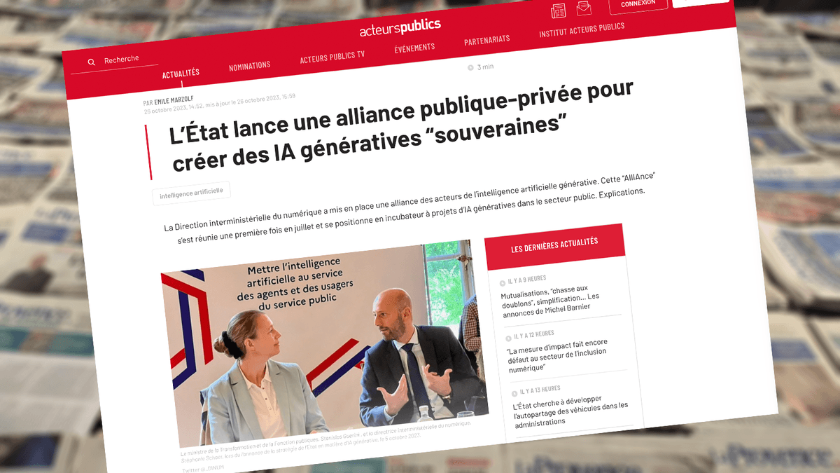 Opsci intègre l’incubateur gouvernemental AllIAnce aux côtés d’HuggingFace, Mistral