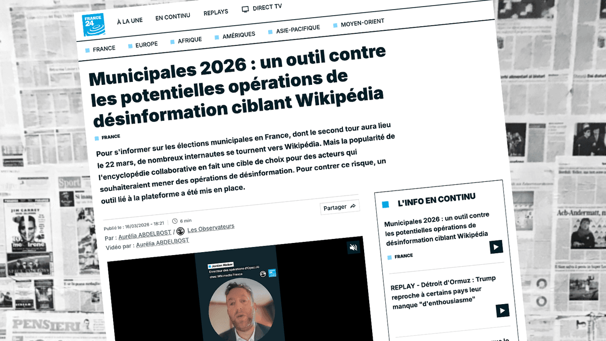 France24 : zoom sur le Wikipedia Sensitivity Meter