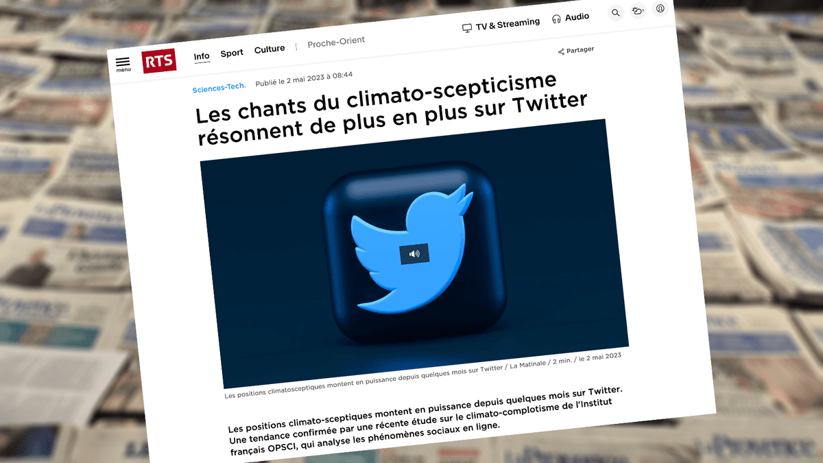 RTS : Les chants du climato-scepticisme