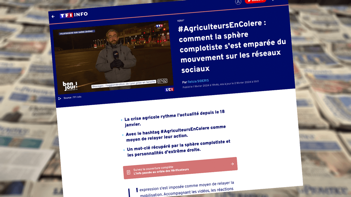 TF1 : #AgriculteursEnColere