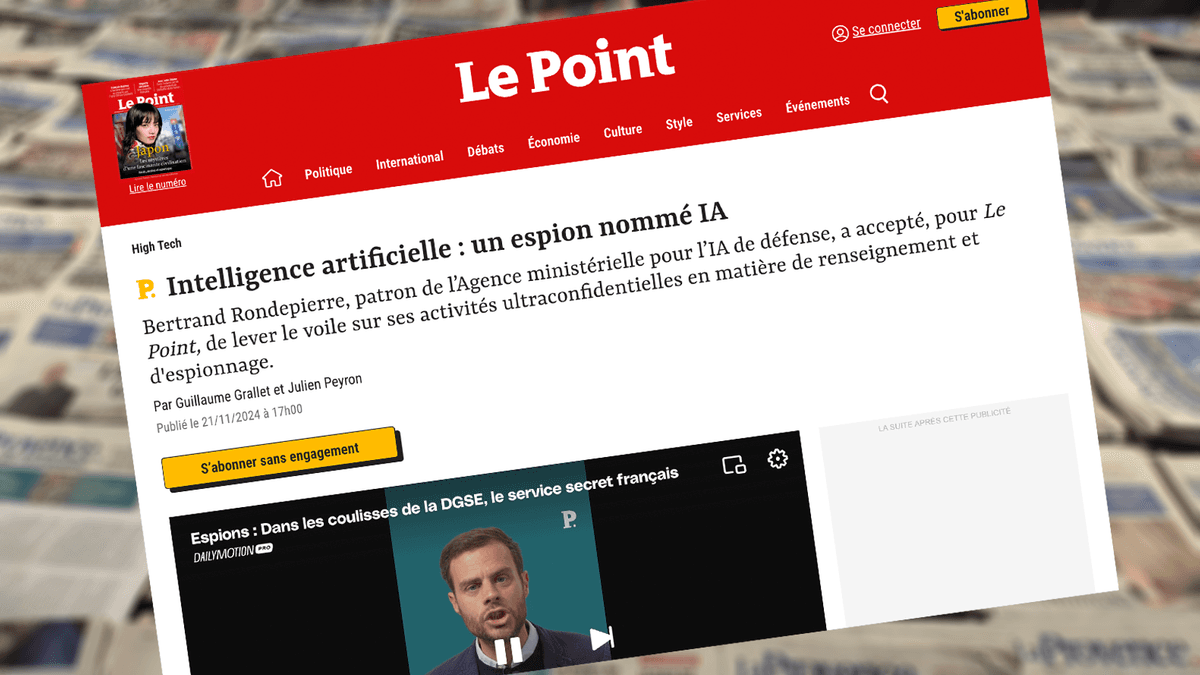 Le Point : Désinformation, l'IA est-elle le mal et le remède ?